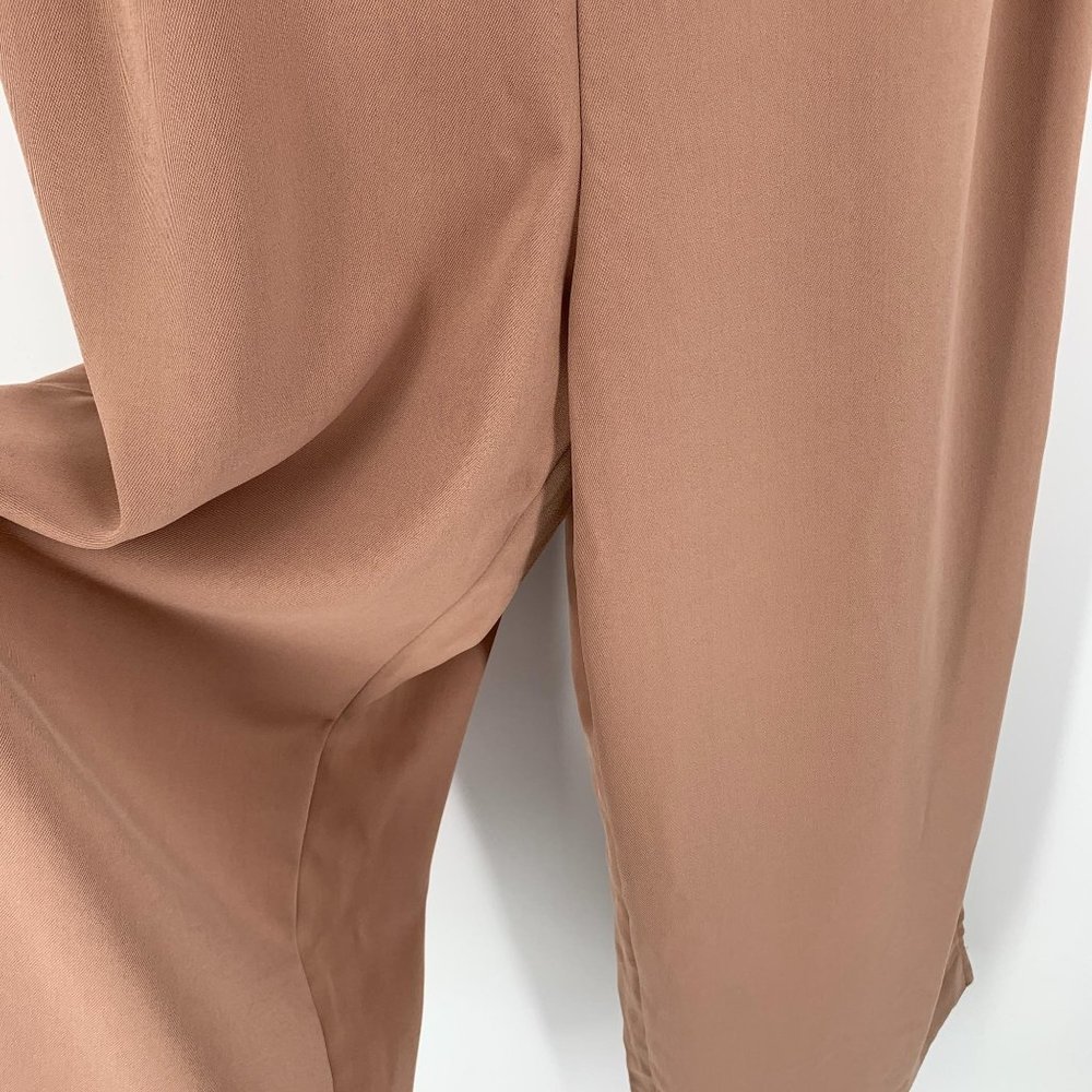NWT Prologue Brown Cap Sleeve Ankle Jumpsuit Size Small - Picture 3 of 6